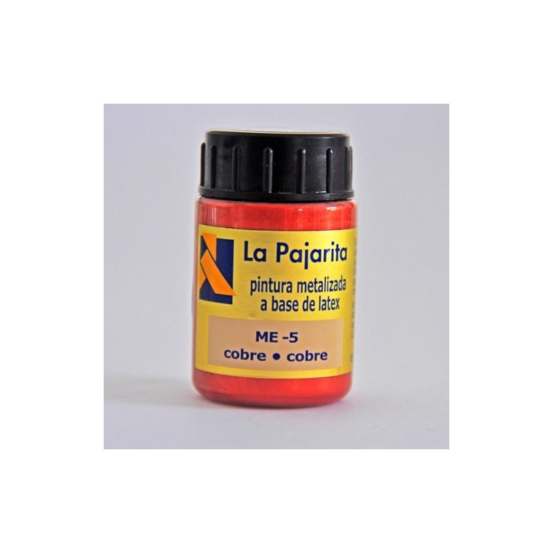 Material Bellas Artes - Pintura - Tempera La Pajarita Cobre Metalizado ME-05, 35 ml. | totenart.com