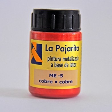 Material Bellas Artes - Pintura - Tempera La Pajarita Cobre Metalizado ME-05, 35 ml. | totenart.com