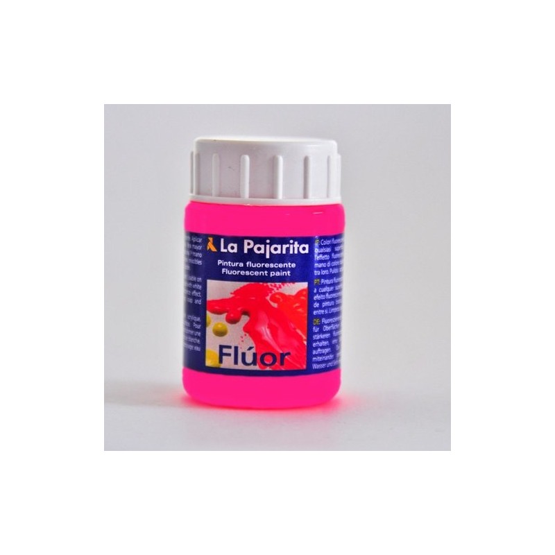 Material Bellas Artes - Pintura - Tempera La Pajarita Magenta Fluorescente F-04, 35 ml. | totenart.com