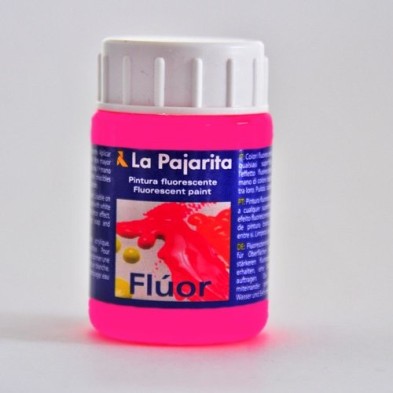 Material Bellas Artes - Pintura - Tempera La Pajarita Magenta Fluorescente F-04, 35 ml. | totenart.com