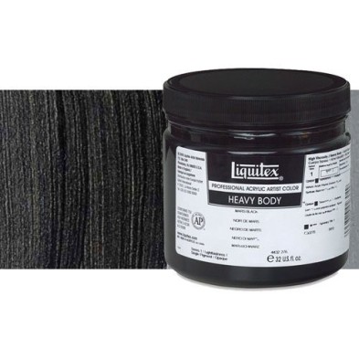 Material Bellas Artes - Pintura - Acrílico Liquitex Heavy Body color negro marfil (473 ml) | totenart.com