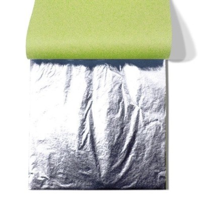 Pan de Plata imitacion TRANSFERIBLE, librito 25 h. 14x14 cm.