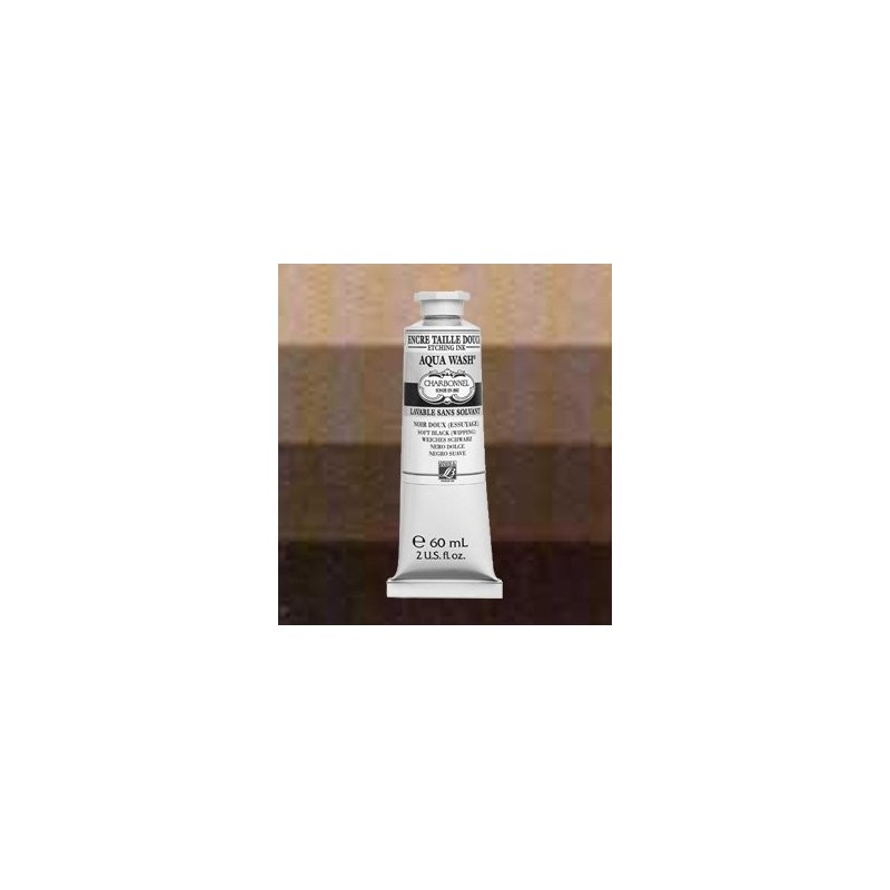 Material Bellas Artes-Grabado-Tinta Aqua wash Charbonnel Bistre Basico, 60 ml.