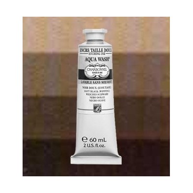 Material Bellas Artes-Grabado-Tinta Aqua wash Charbonnel Bistre Basico, 60 ml.
