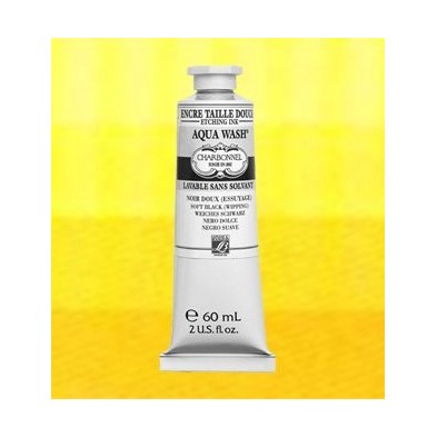 Material Bellas Artes-Grabado-Tinta Aqua wash Charbonnel Amarillo Oscuro, 60 ml.