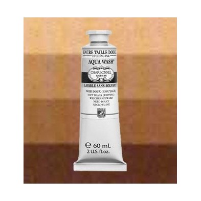 Material Bellas Artes-Grabado-Tinta Aqua wash Charbonnel Sepia Coloreada, 60 ml.