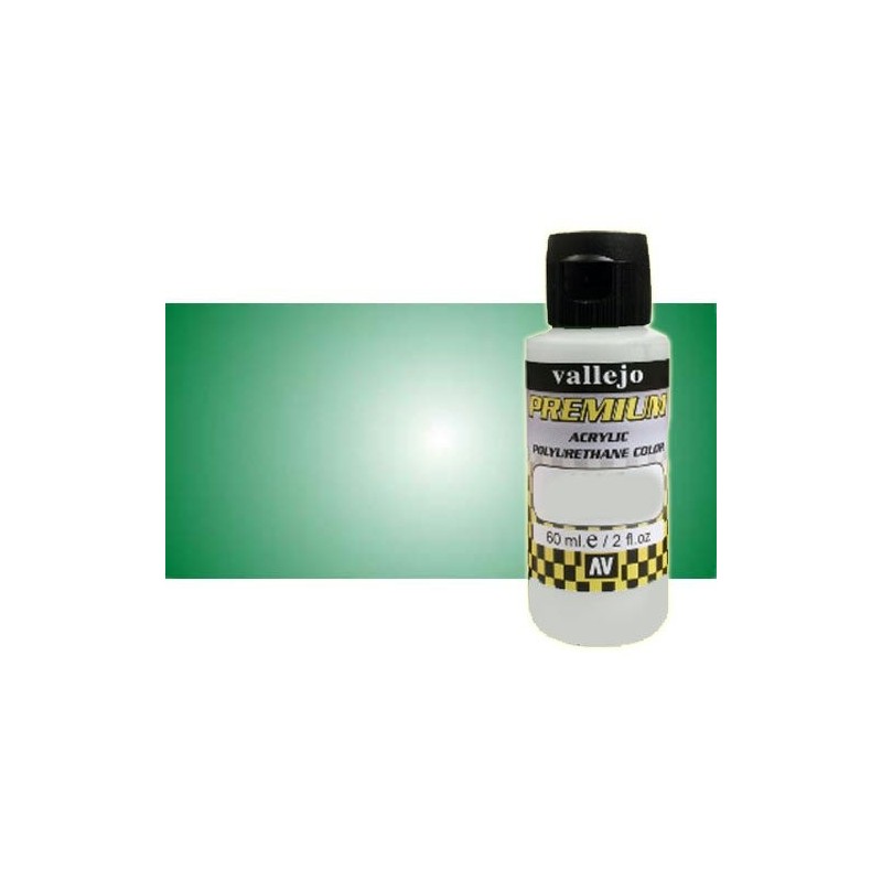 Material Bellas Artes - Pintura - Premium acrilico Vallejo Verde Racing transparente 60 ml. | totenart.com
