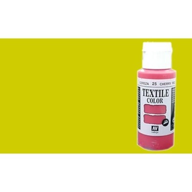 Material Manualidades - Pintura Textil Verde Manzana, 60 ml.