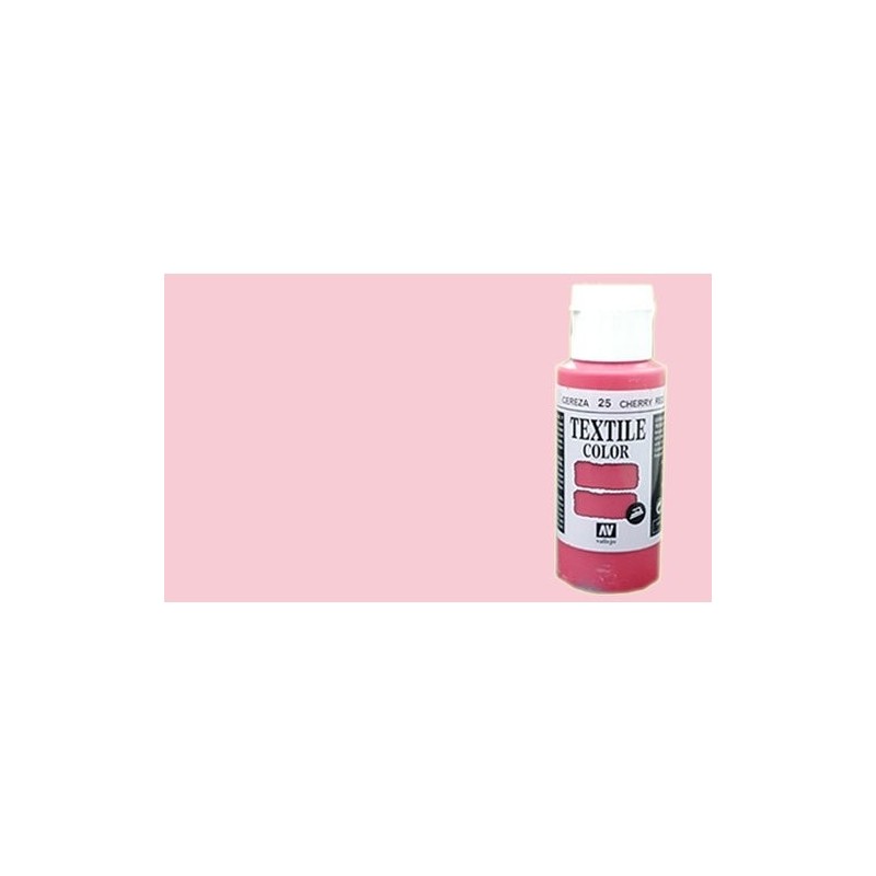 Material Manualidades - Pintura Textil Vallejo Rosa Claro, 60 ml.