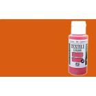 Material Manualidades - Pintura Textil Vallejo Naranja Vivo, 60 ml.