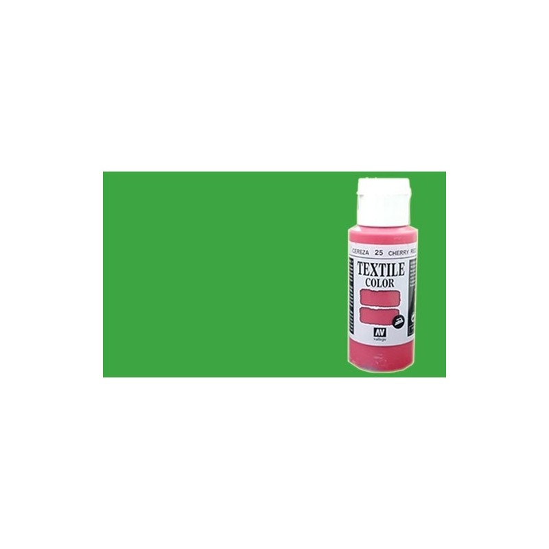 Material Manualidades - Pintura Textil Vallejo Menta, 60 ml.