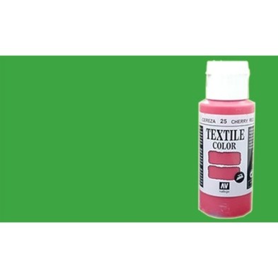 Material Manualidades - Pintura Textil Vallejo Menta, 60 ml.