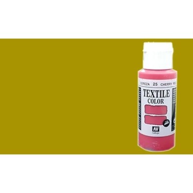 Material Manualidades - Pintura Textil Vallejo Verde Oro, 60 ml.