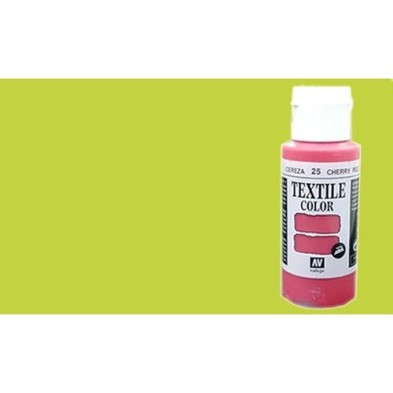 Material Manualidades - Pintura Textil Vallejo Verde Luz, 60 ml.