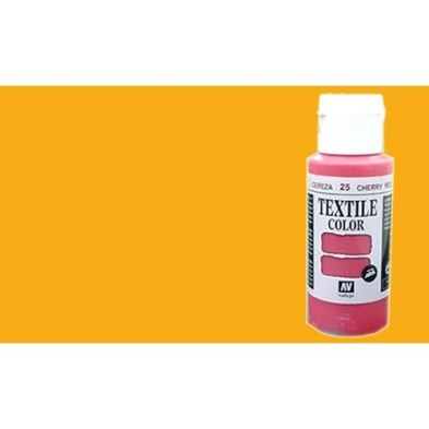 Material Manualidades - Pintura Textil Vallejo Amarillo Dorado, 60 ml.