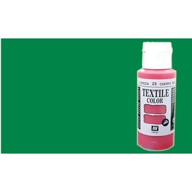 Material Manualidades - Pintura Textil Vallejo Esmeralda, 60 ml.