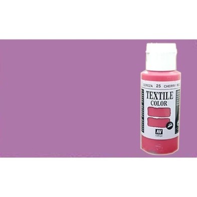 Material Manualidades - Pintura Textil Vallejo Lila Metal, 60 ml.