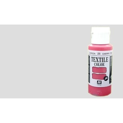 Material Manualidades - Pintura Textil Vallejo Plata Metal, 60 ml.