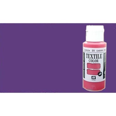Material Manualidades - Pintura Textil Vallejo Violeta Metal, 60 ml.