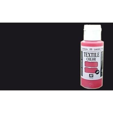 Material Manualidades - Pintura Textil Vallejo Negro Metal, 60 ml.