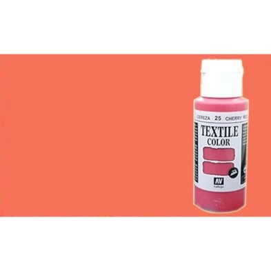 Material Manualidades - Pintura Textil Vallejo Rosa Metal, 60 ml.