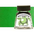 Tienda Online Manualidades-Tinta Dibujo Verde Brillante Winsor Newton, 14 ml.
