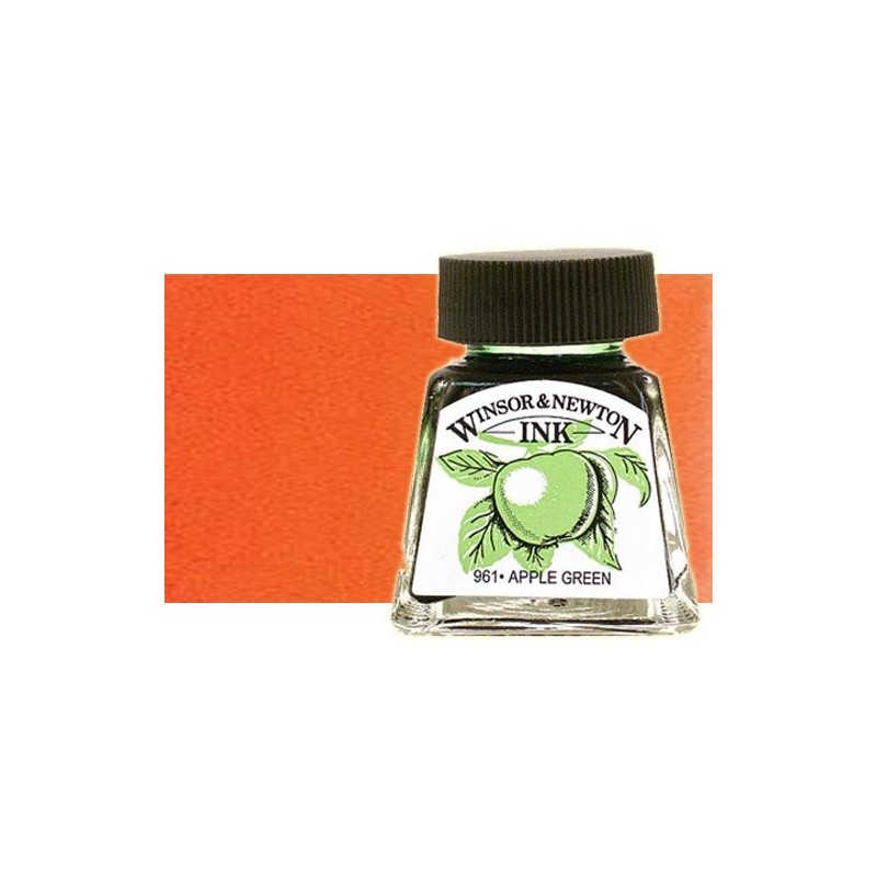 Tienda Online Manualidades-Tinta Dibujo Naranja Winsor Newton, 14 ml.