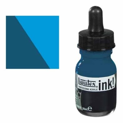 Material Bellas Artes - Pintura - Tinta Acrilica Liquitex Turquesa Oscuro, 30 ml. | totenart.com