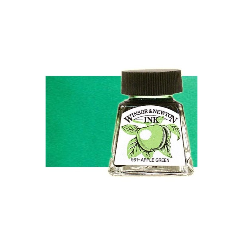 Tienda Online Manualidades-Tinta Dibujo Verde Esmeralda Winso Newton, 14 ml.