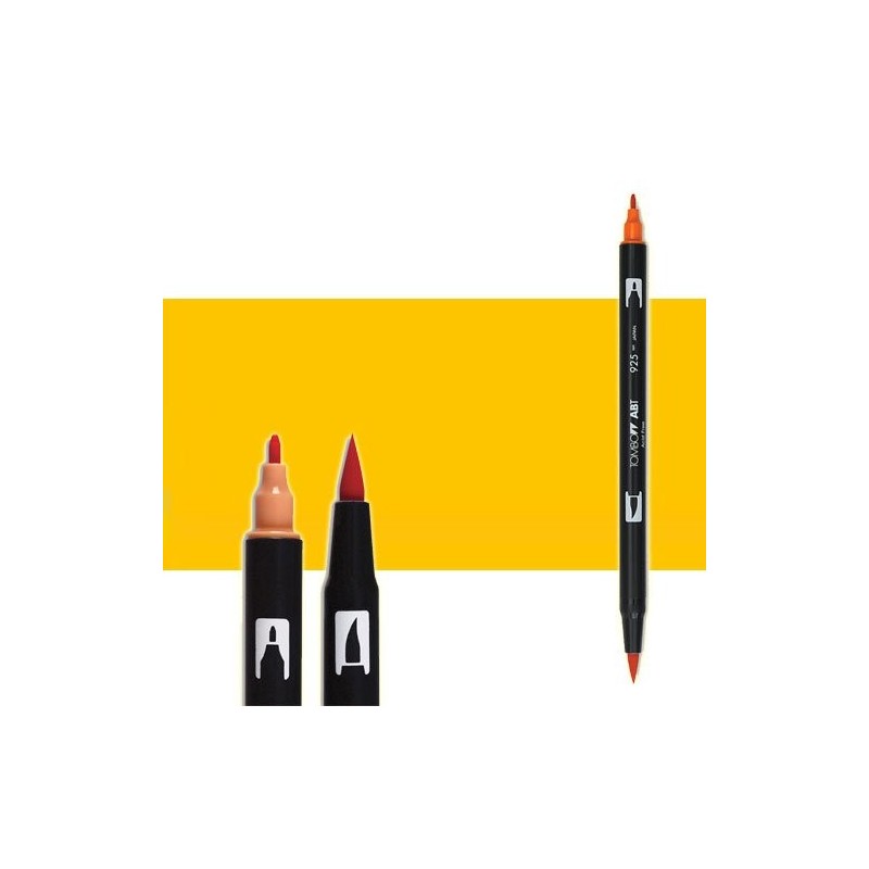 Material Bellas Artes-Dibujo-Rotulador Tombow Light Orange doble punta pincel 