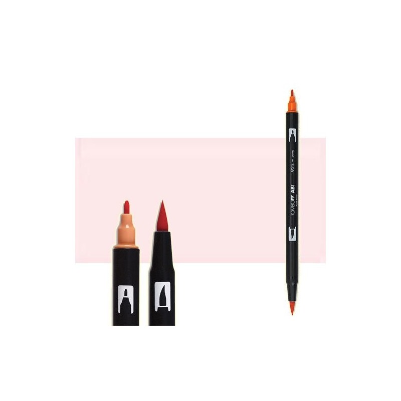 Material Bellas Artes-Dibujo-Rotulador Tombow Baby Pink doble punta pincel 