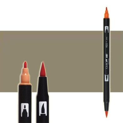 Material Bellas Artes-Dibujo-Rotulador Tombow Warm Gray 5 doble punta pincel 