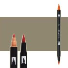 Material Bellas Artes-Dibujo-Rotulador Tombow Warm Gray 5 doble punta pincel 