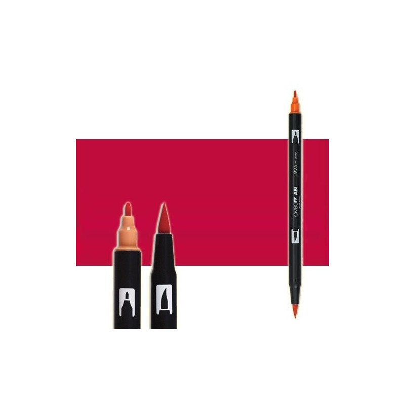 Material Bellas Artes-Dibujo-Rotulador Tombow Crimson doble punta pincel 