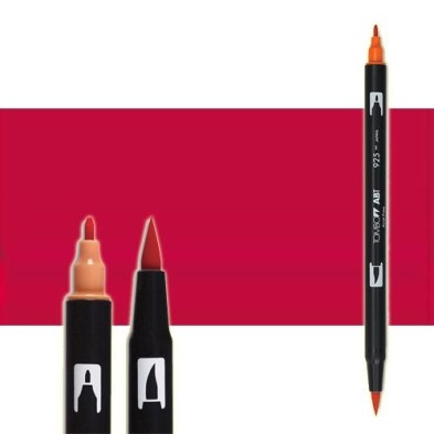 Material Bellas Artes-Dibujo-Rotulador Tombow Crimson doble punta pincel 