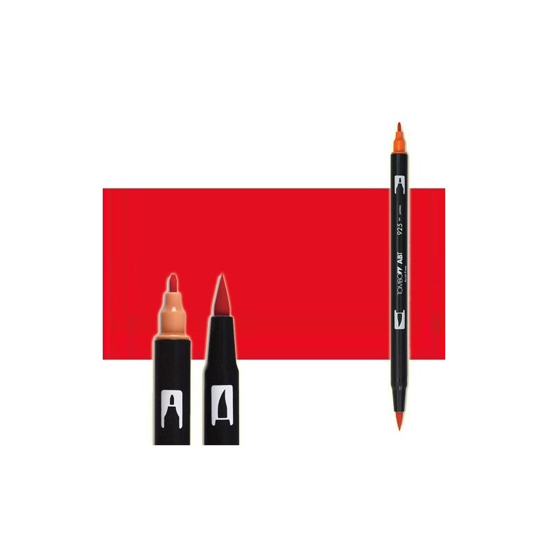 Material Bellas Artes-Dibujo-Rotulador Tombow Warm Red doble punta pincel 