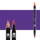 Material Bellas Artes-Dibujo-Rotulador Tombow Violeta doble punta pincel 