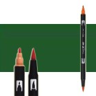 Material Bellas Artes-Dibujo-Rotulador Tombow Dark Jade doble punta pincel 