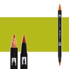 Material Bellas Artes-Dibujo-Rotulador Tombow Light Olive doble punta pincel 