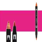 Material Bellas Artes-Dibujo-Rotulador Tombow Rhodamine Red doble punta pincel 