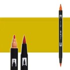 Material Bellas Artes-Dibujo-Rotulador Tombow Yellow Gold doble punta pincel 