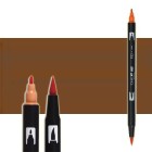 Material Bellas Artes-Dibujo-Rotulador Tombow Chocolate doble punta pincel 