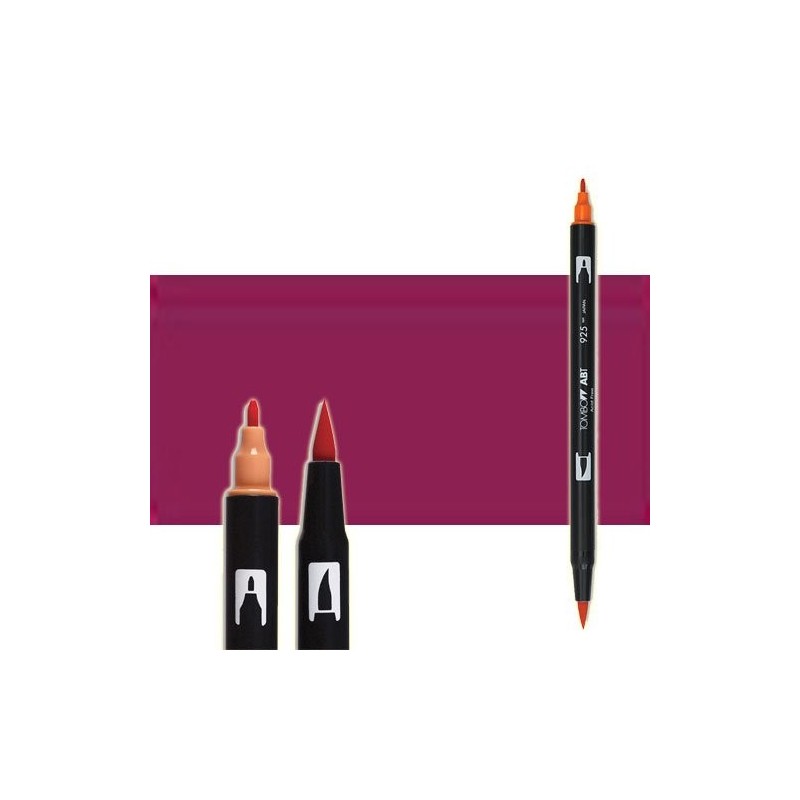 Material Bellas Artes-Dibujo-Rotulador Tombow Port Red doble punta pincel 