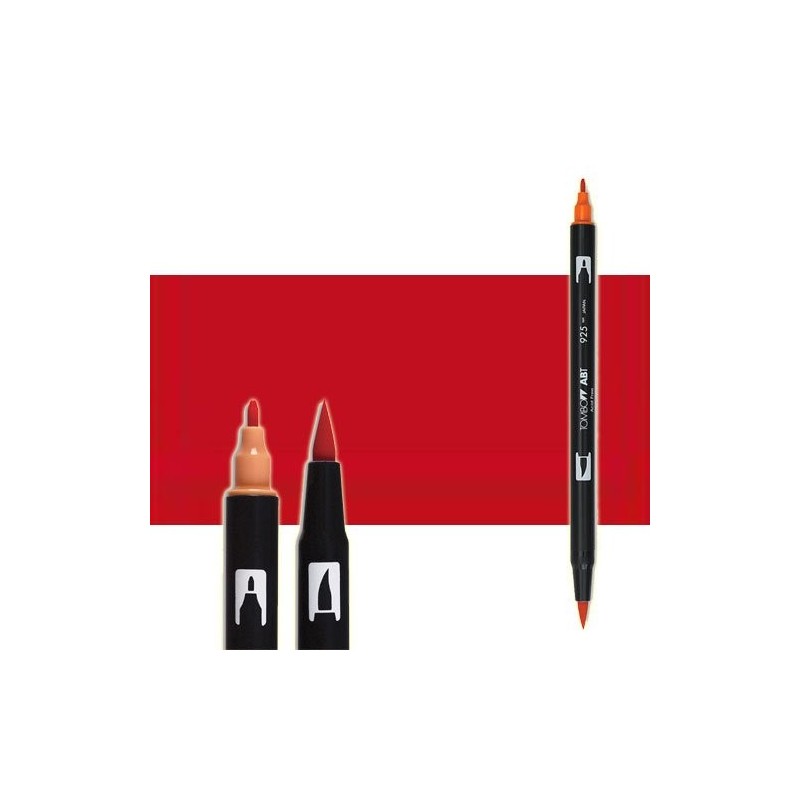 Material Bellas Artes-Dibujo-Rotulador Tombow Chinese Red doble punta pincel 