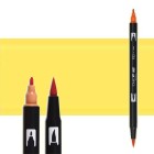 Material Bellas Artes-Dibujo-Rotulador Tombow Pale Yellow doble punta pincel 