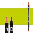 Material Bellas Artes-Dibujo-Rotulador Tombow Chartreuse doble punta pincel 