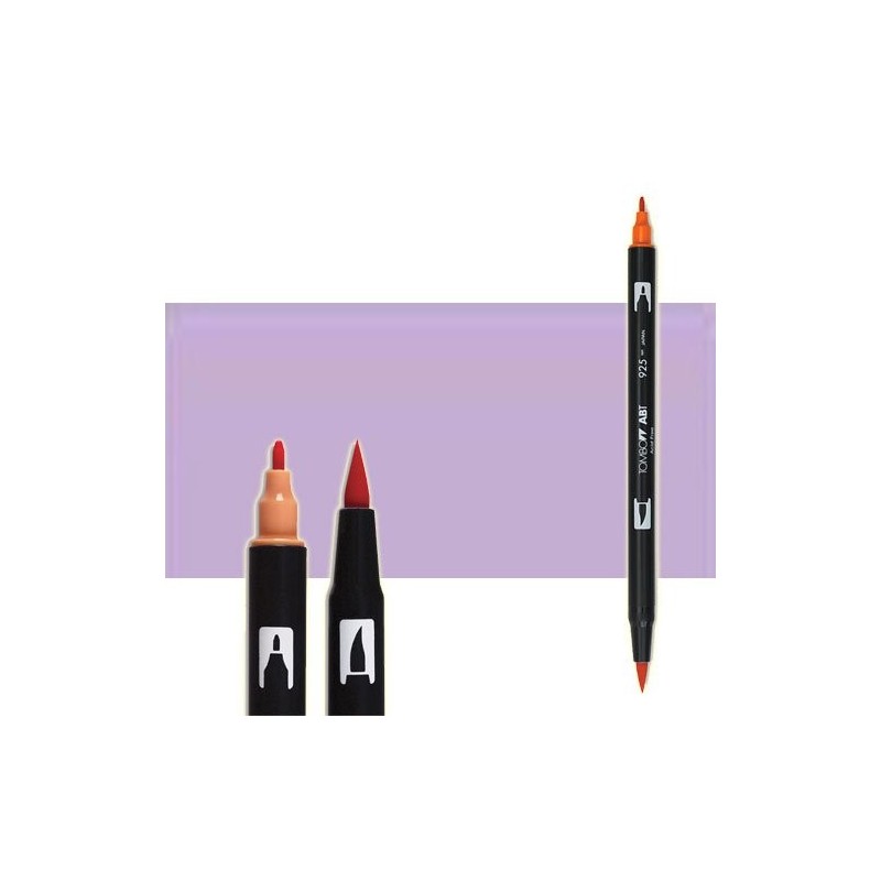 Material Bellas Artes-Dibujo-Rotulador Tombow Purple Sage Light doble punta pinc