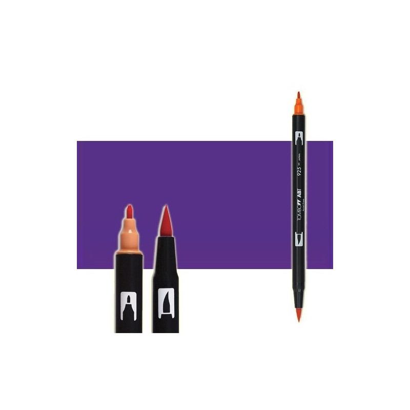 Material Bellas Artes-Dibujo-Rotulador Tombow Imperial Purple doble punta pincel