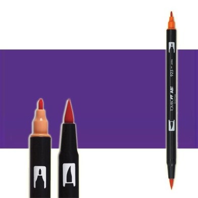 Material Bellas Artes-Dibujo-Rotulador Tombow Imperial Purple doble punta pincel