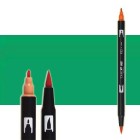 Material Bellas Artes-Dibujo-Rotulador Tombow Green doble punta pincel 